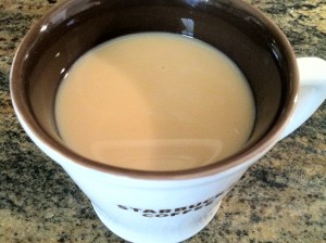 Yummy home-made chai tea latte